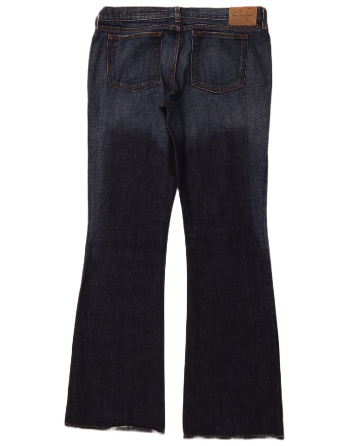 CALVIN KLEIN Blugi Bootcut pentru femei W32 L33 Bumbac bleumarin