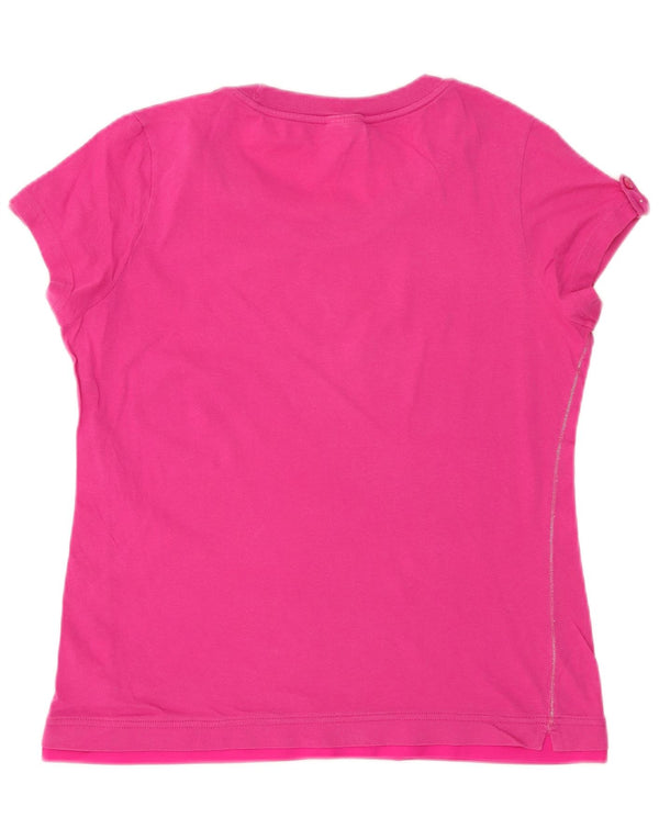 Tricou grafic Champion Easy Fit pentru femei Top UK 16 Large Pink