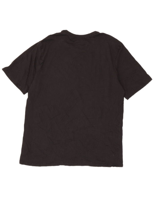 Tricou grafic pentru bărbați Champion Top 2XL bumbac negru