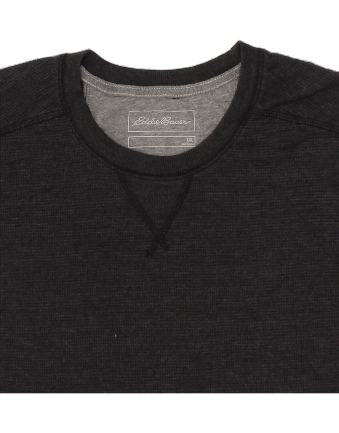 EDDIE BAUER Mens Sweatshirt Jumper XL Grey Cotton Vintage Eddie Bauer and Second-Hand Eddie Bauer from Messina Hembry 