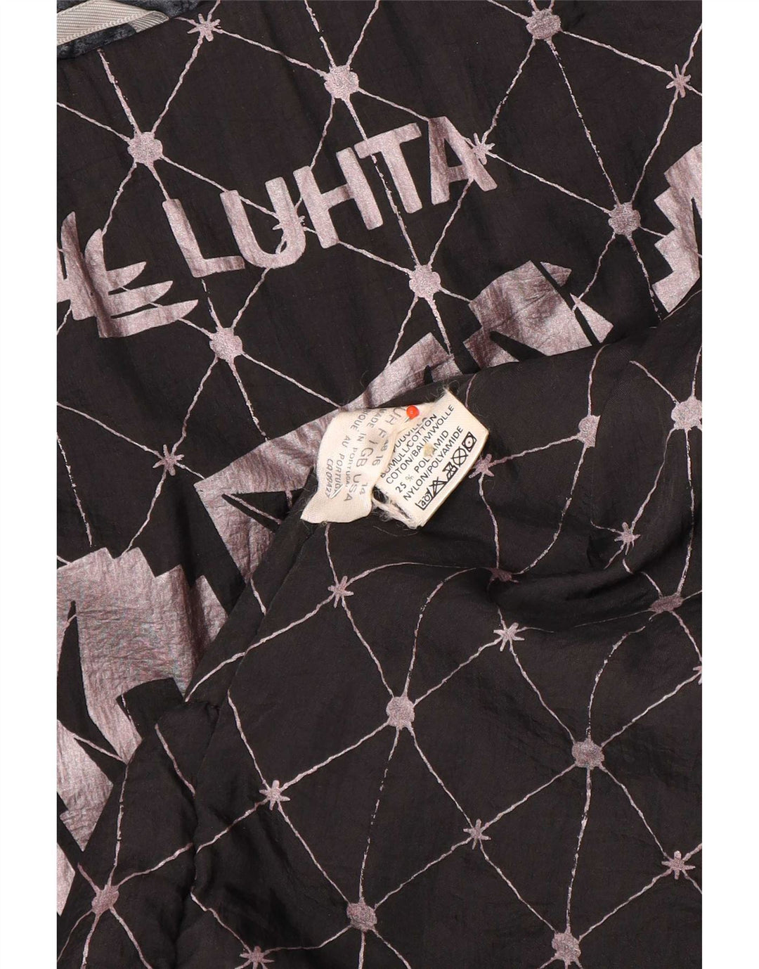 Palton supradimensionat pentru femei Luhta UK 16, mare, negru, color block, bumbac