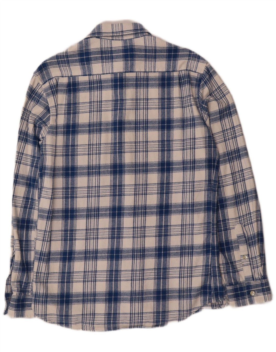 Cămașă de flanel pentru bărbați Jack Wills, bumbac cu carouri albastru mediu
