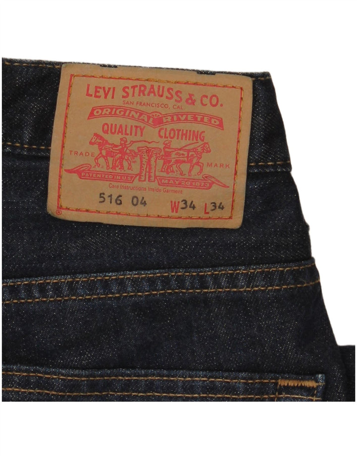 Blugi Levi's 516 Bootcut W34 L34 Albastru