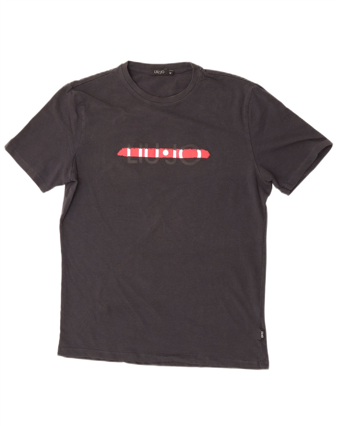 Tricou grafic Liu Jo pentru bărbați Top mediu negru