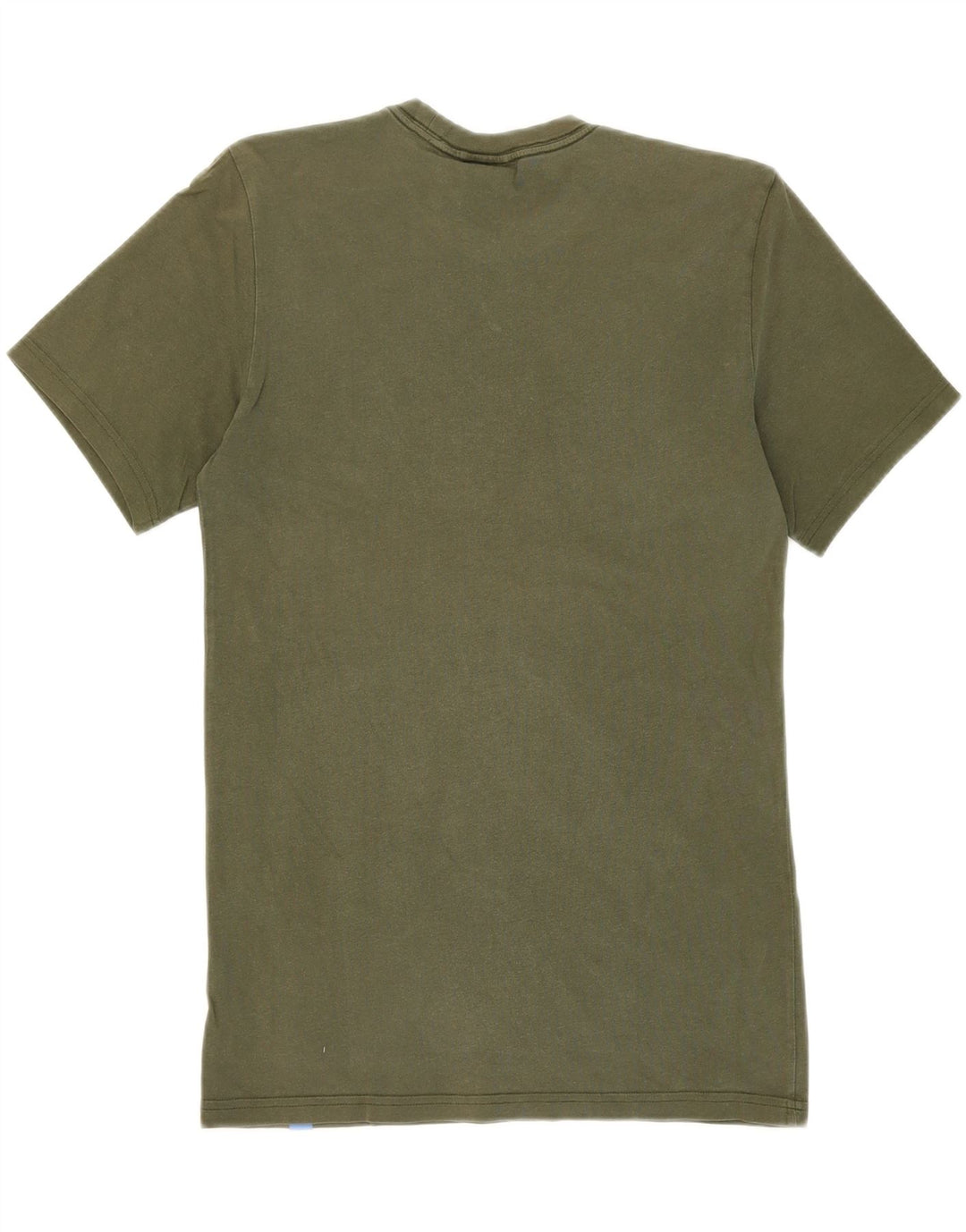 ADIDAS Mens Graphic T-Shirt Top Small Khaki Vintage Adidas and Second-Hand Adidas from Messina Hembry 