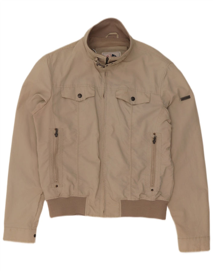 Americanino Bomber Jacket pentru bărbați UK 38 Medium Bej Poliamidă