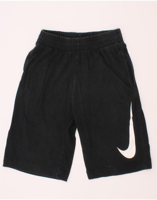 Pantaloni scurți sport Nike pentru băieți, 8-9 ani, mici, negru, bumbac
