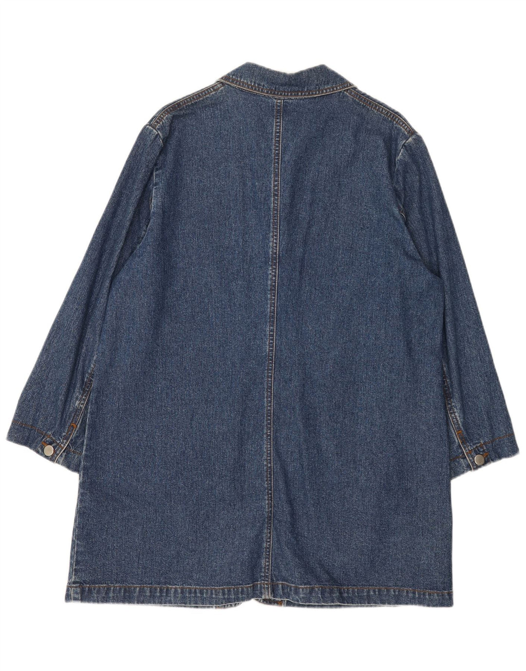 Palton de blugi vintage pentru femei UK 18 XL, bumbac albastru