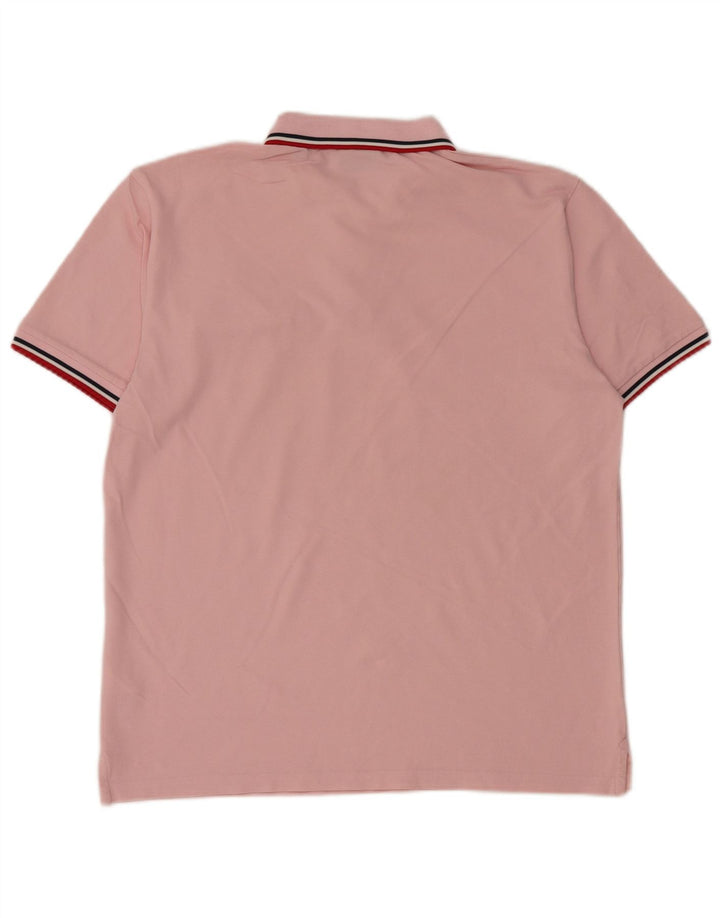 Tricou polo pentru bărbați GANT, bumbac roz mediu