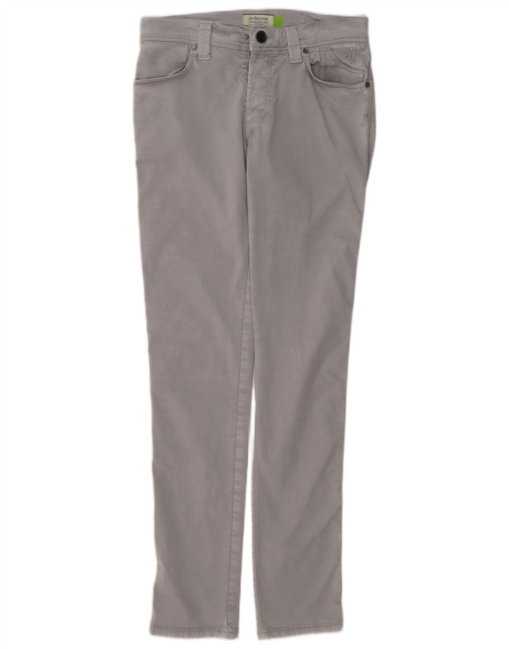 JECKERSON Womens Slim Casual Trousers W30 L32 Grey