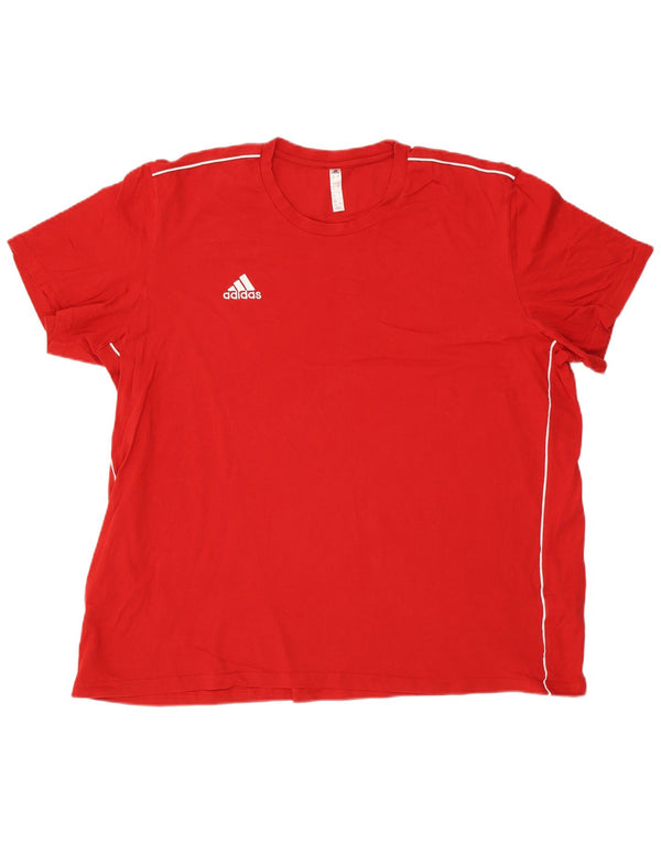 Tricou pentru bărbați Adidas Top 3XL Red Bumbac Sport