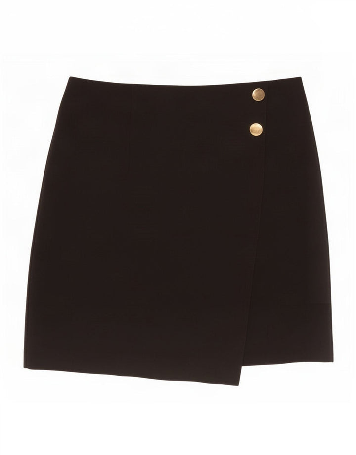 Fusta creion pentru femei Marks & Spencer UK 14 Large W32 Poliester negru