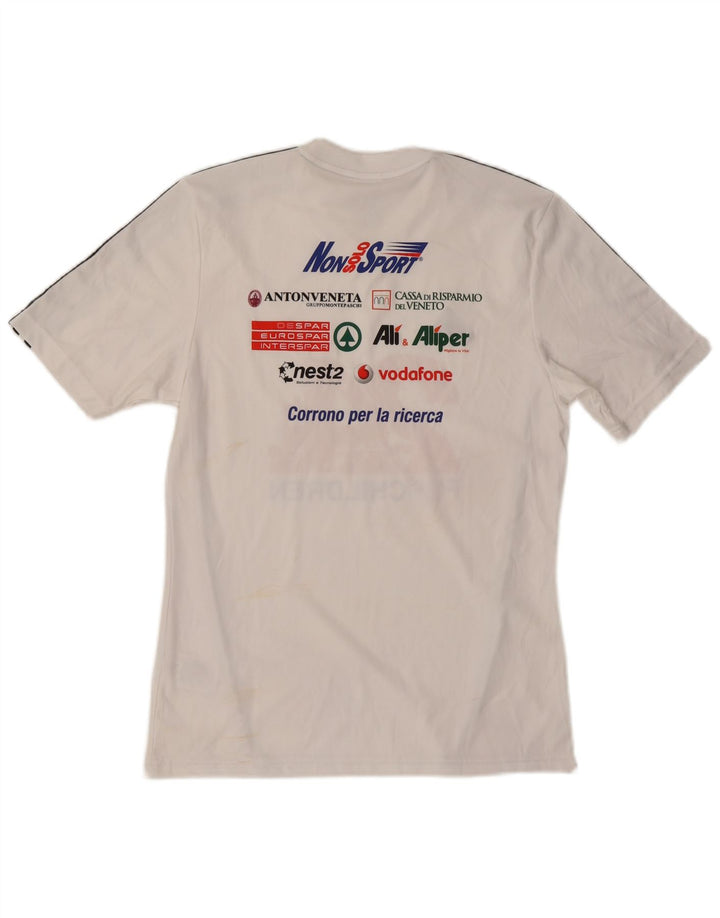 Tricou cu grafic Climalite ADIDAS pentru bărbați Top mic poliester alb