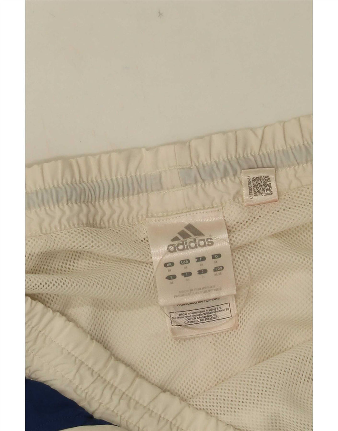 Pantaloni scurți sport pentru bărbați Adidas, mediu alb, poliester color bloc