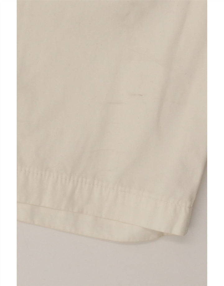 Murphy & Nye Pantaloni scurți chino pentru bărbați W36, mare, alb, bumbac