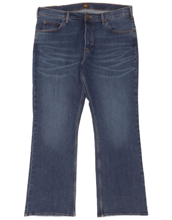 Blugi pentru bărbați Lee Denver Bootcut W40 L32, bumbac albastru