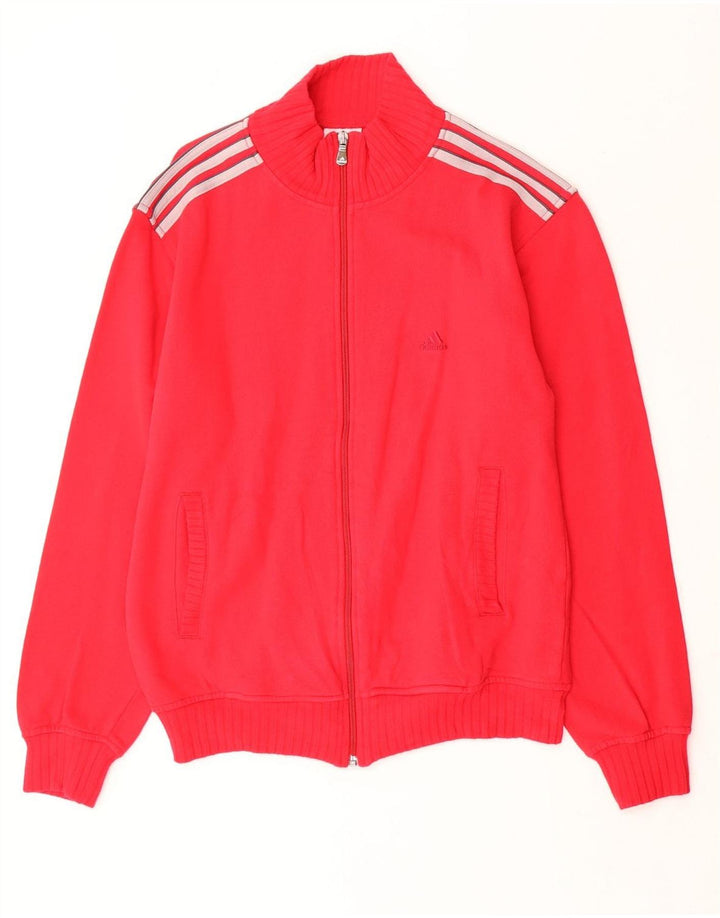 Jachetă de trening pentru bărbați Adidas UK 34/36 Bumbac roșu mic