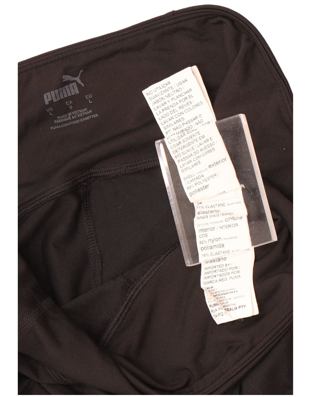 Leggings pentru femei PUMA UK 14, mare, negru, poliester