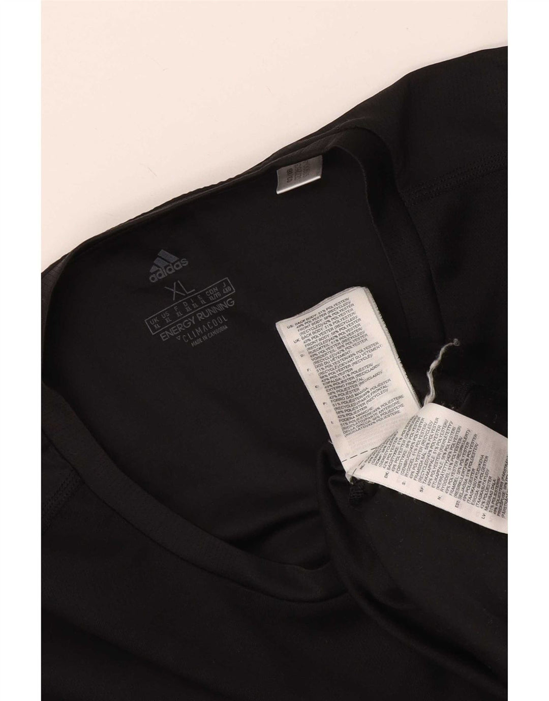 Tricou Adidas Climacool pentru bărbați Top XL Poliester negru