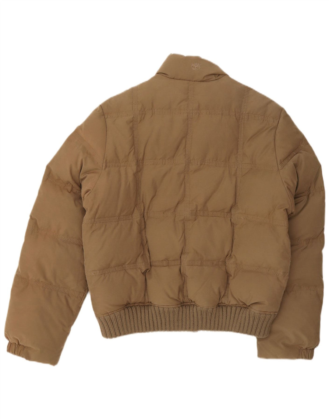 Jachetă căptușită pentru femei Timberland UK 12, bumbac maro mediu