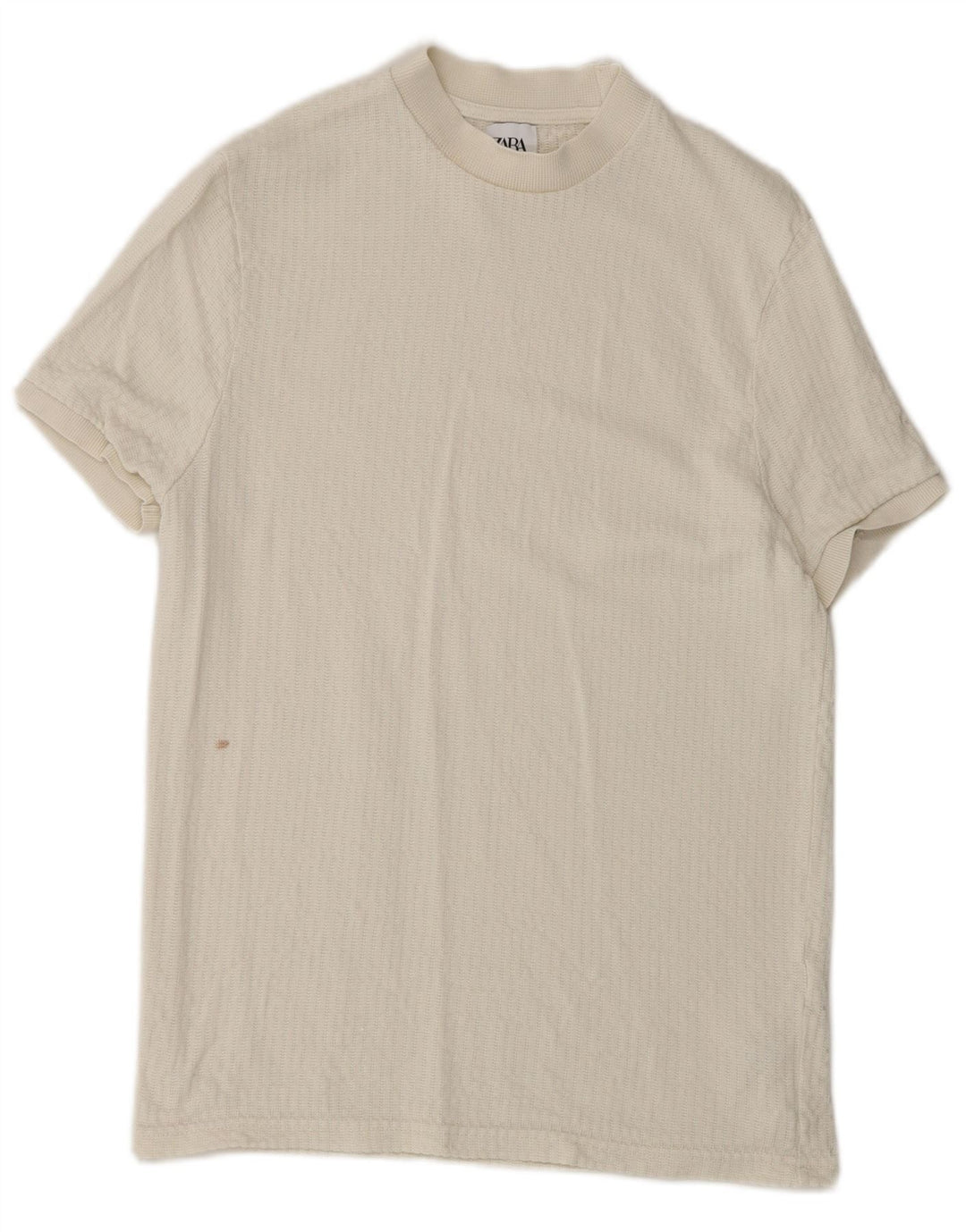 Tricou pentru bărbați Zara Top mic Lyocell alb