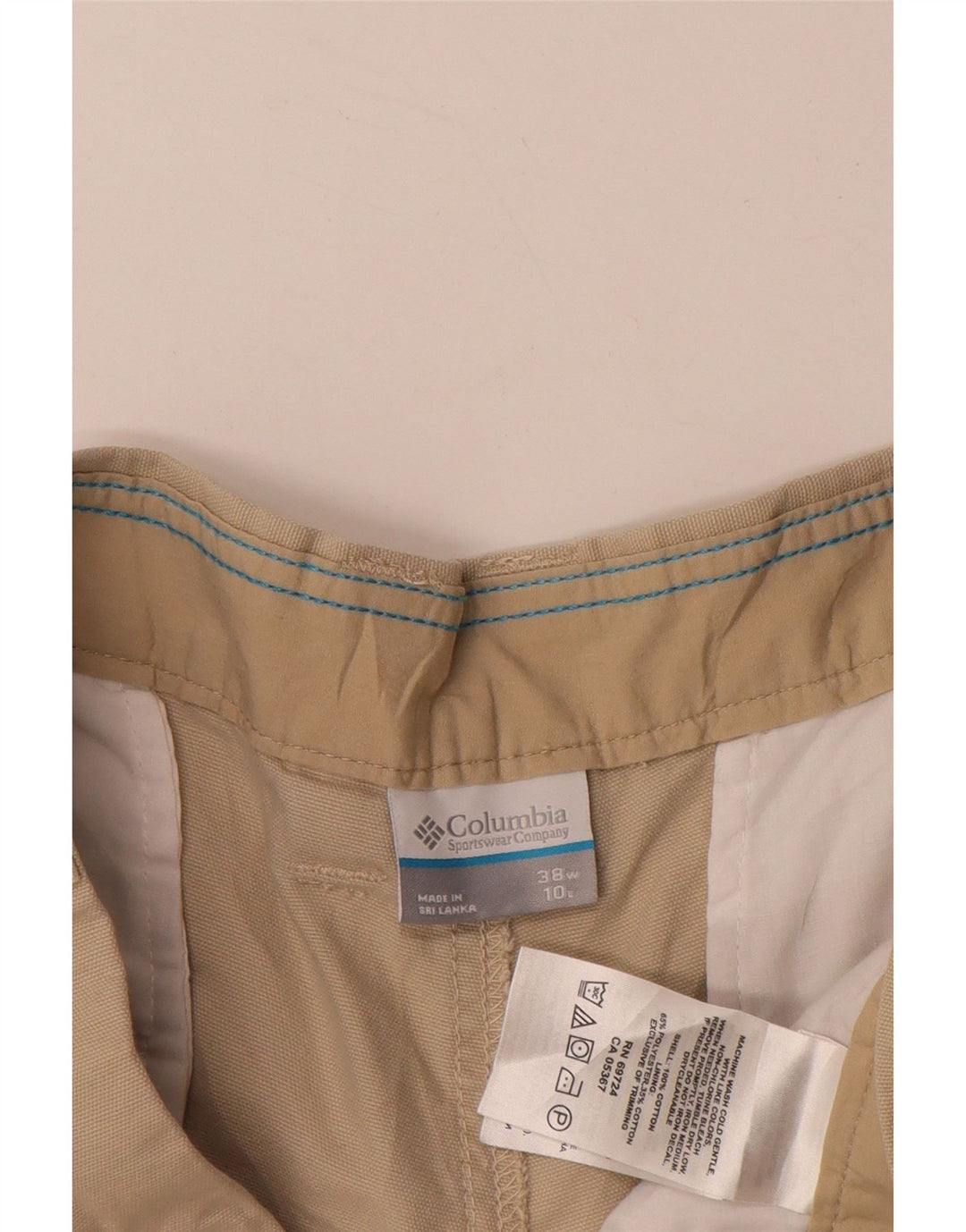 Pantaloni scurți cargo pentru bărbați COLUMBIA W38 XL bumbac bej