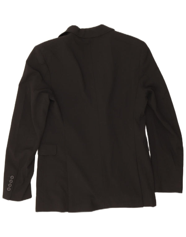 Jachetă Blazer pentru bărbați Zara EU 46 Poliester negru mic