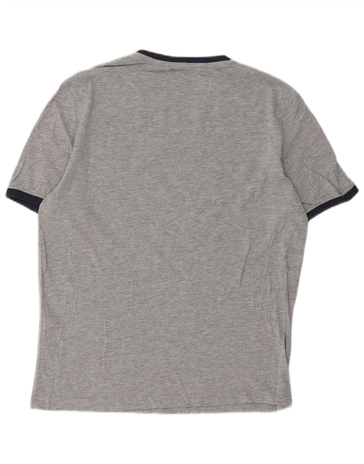 Tricou grafic pentru bărbați Kappa Top, bumbac cu pete gri mediu