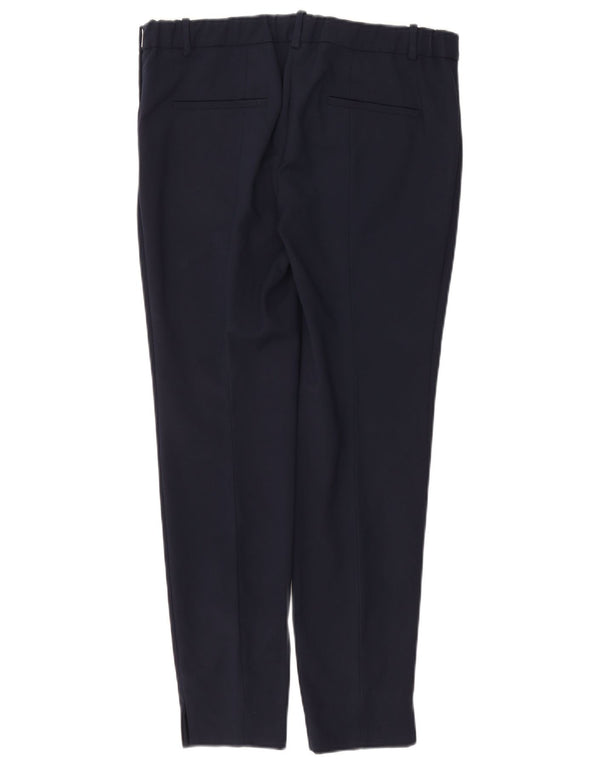 Pantaloni chino slim pentru femei Zara XL W32 L29 bleumarin