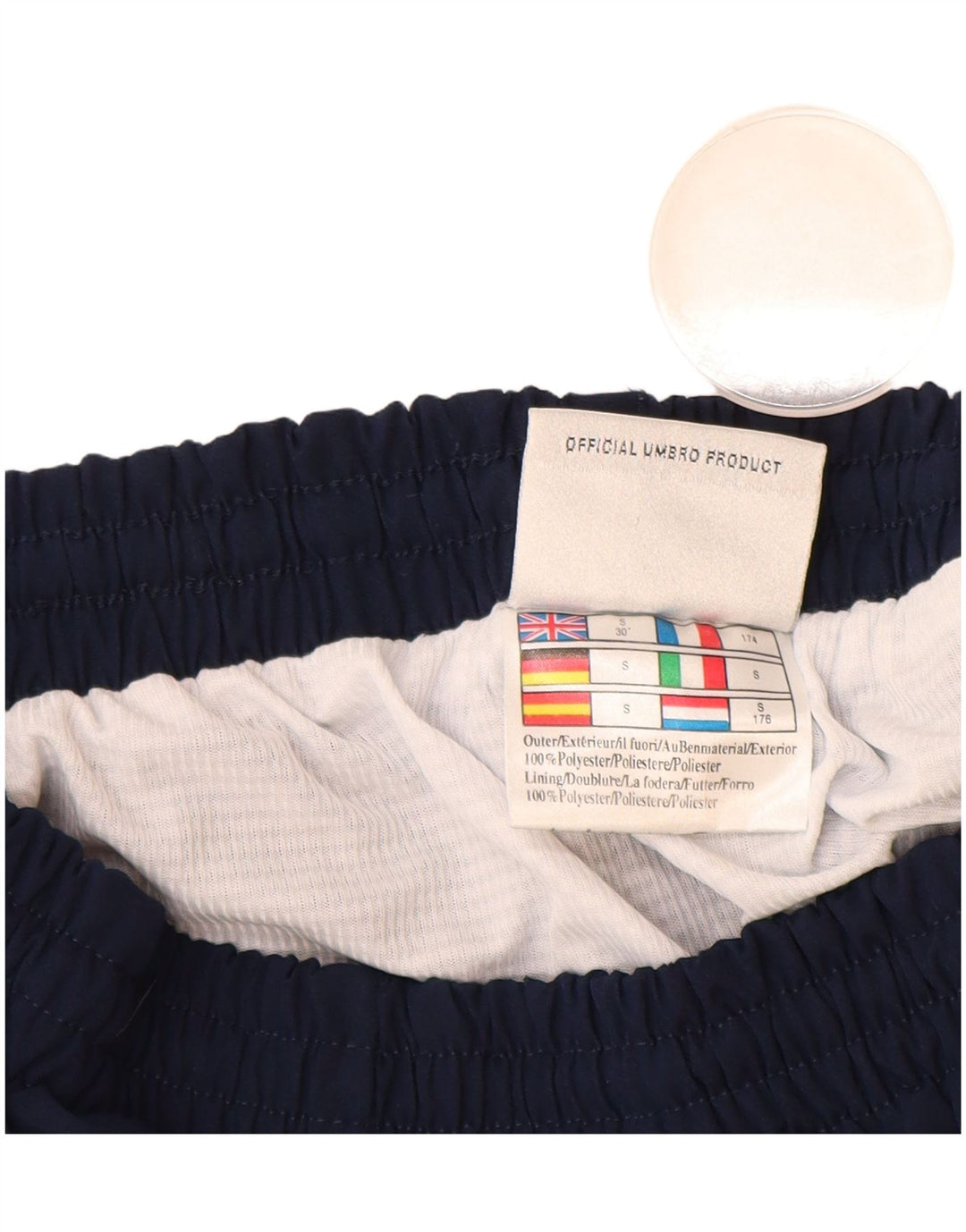 UMBRO Pantaloni de trening pentru bărbați Pantaloni de jogging Mici Poliester bleumarin