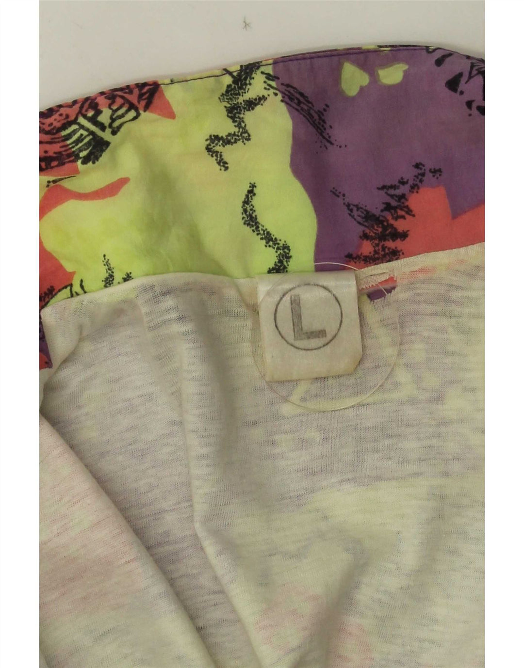 Jachetă de trening vintage pentru femei UK 16 mare, multicoloră, geometrică