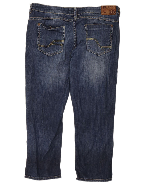 Fat Face Blugi tăiați pentru femei UK 12 Medium W34 L23 Blue Bumbac