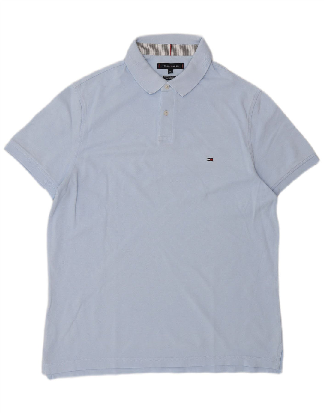 Cămașă polo Tommy Hilfiger pentru bărbați, cu formă regulată, XL, albastru