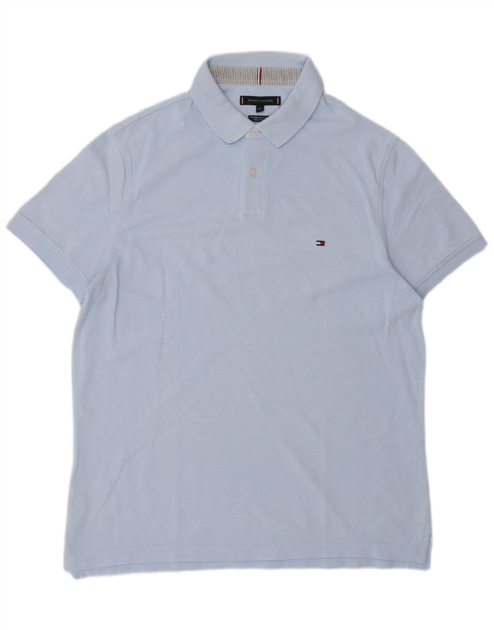 Cămașă polo Tommy Hilfiger pentru bărbați, cu formă regulată, XL, albastru