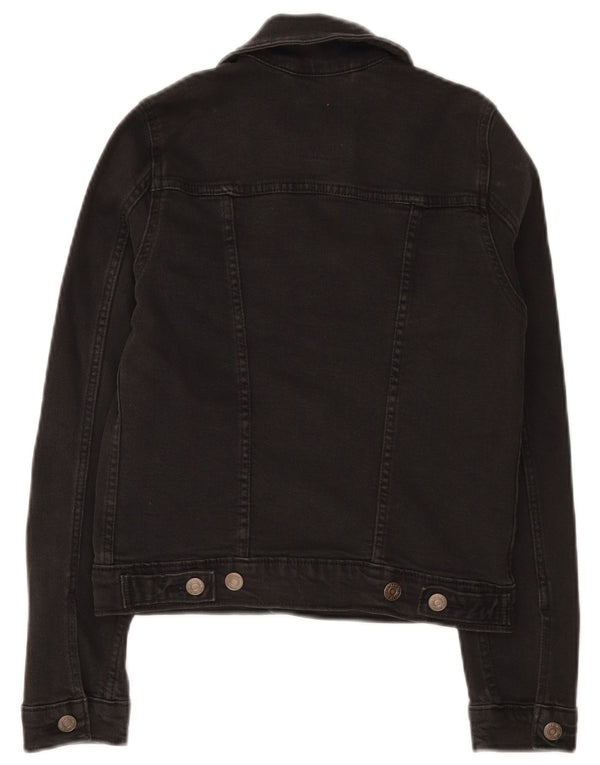 Jachetă Levi's Crop Denim UK 2 2XS Bumbac negru