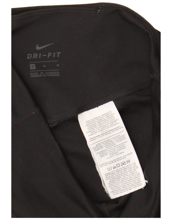 Leggings Nike Dri Fit pentru femei UK 14 Poliester mediu negru