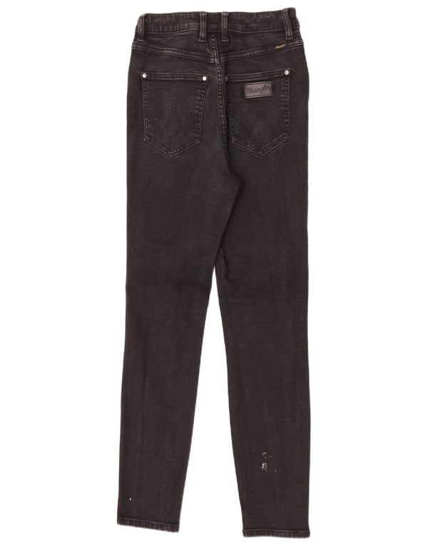 Blugi skinny Wrangler pentru femei cu talie înaltă US 8 Medium W24 L28 Bumbac negru
