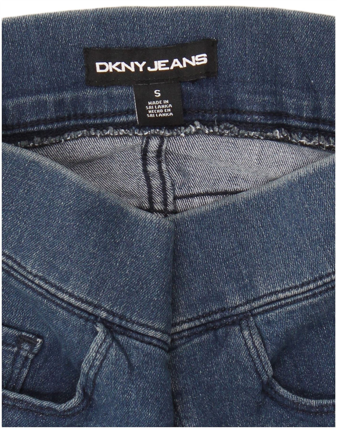 DKNY Pantaloni scurți din denim pentru femei Small W30 Blue