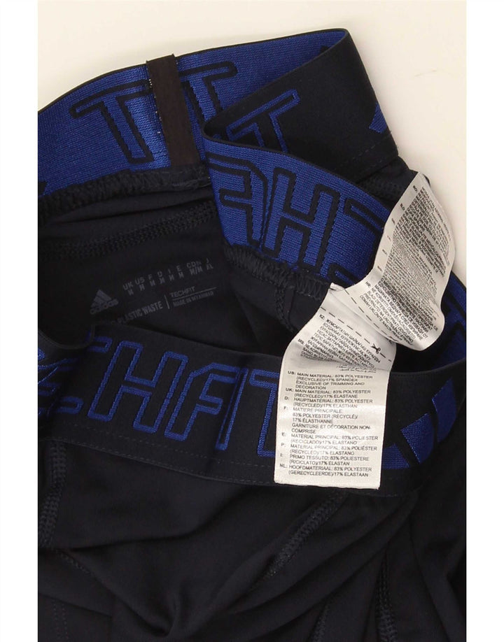 Leggings Aeroready pentru femei Adidas UK 12 Poliester mediu albastru bleumarin