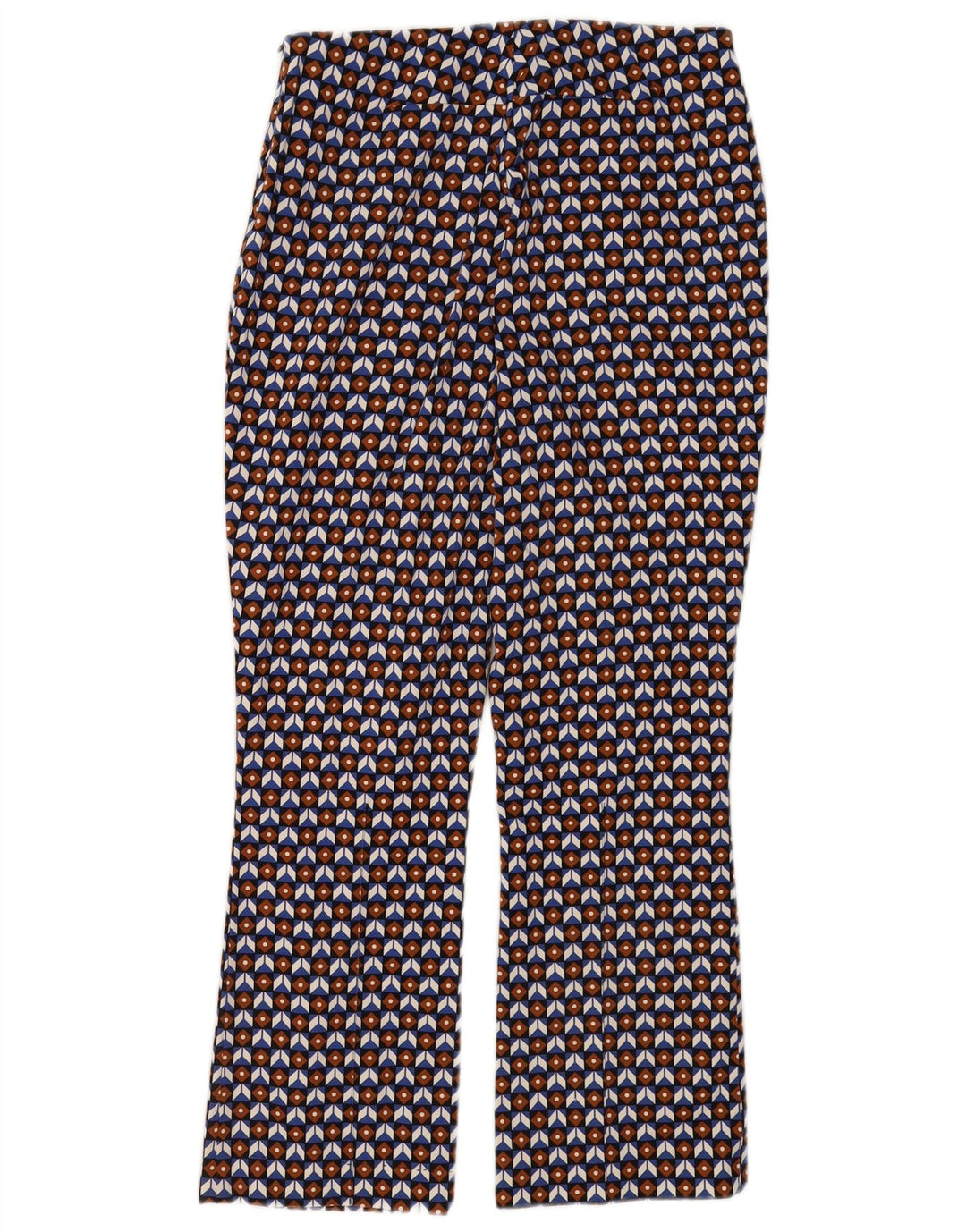 Pantaloni tăiați pentru femei Zara Medium L28 L26 Multicolori geometrici