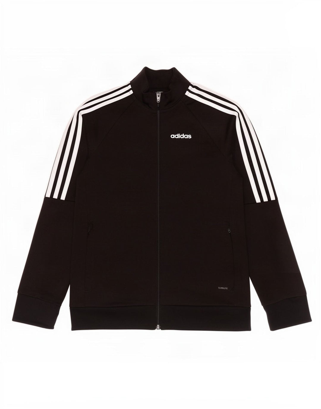 Adidas Boys Climalite Trening Top Jachetă 9-10 ani poliester negru