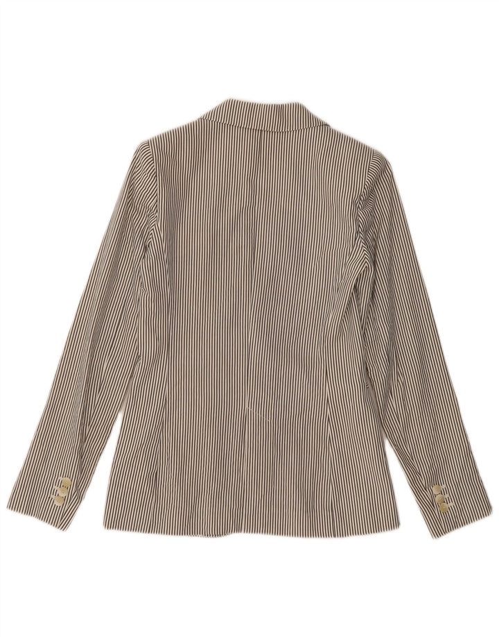 MASSIMO DUTTI Jachetă pentru femei cu 1 nasture EU 34 2XS Gri Pinstripe