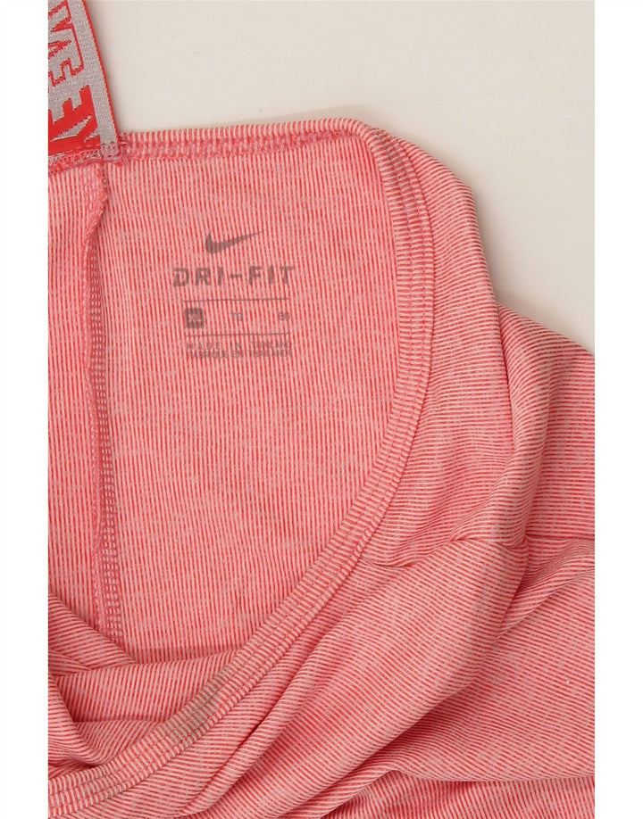 NIKE Womens Dri Fit Graphic Halter Top UK 18 XL Pink Polyester Vintage Nike and Second-Hand Nike from Messina Hembry 