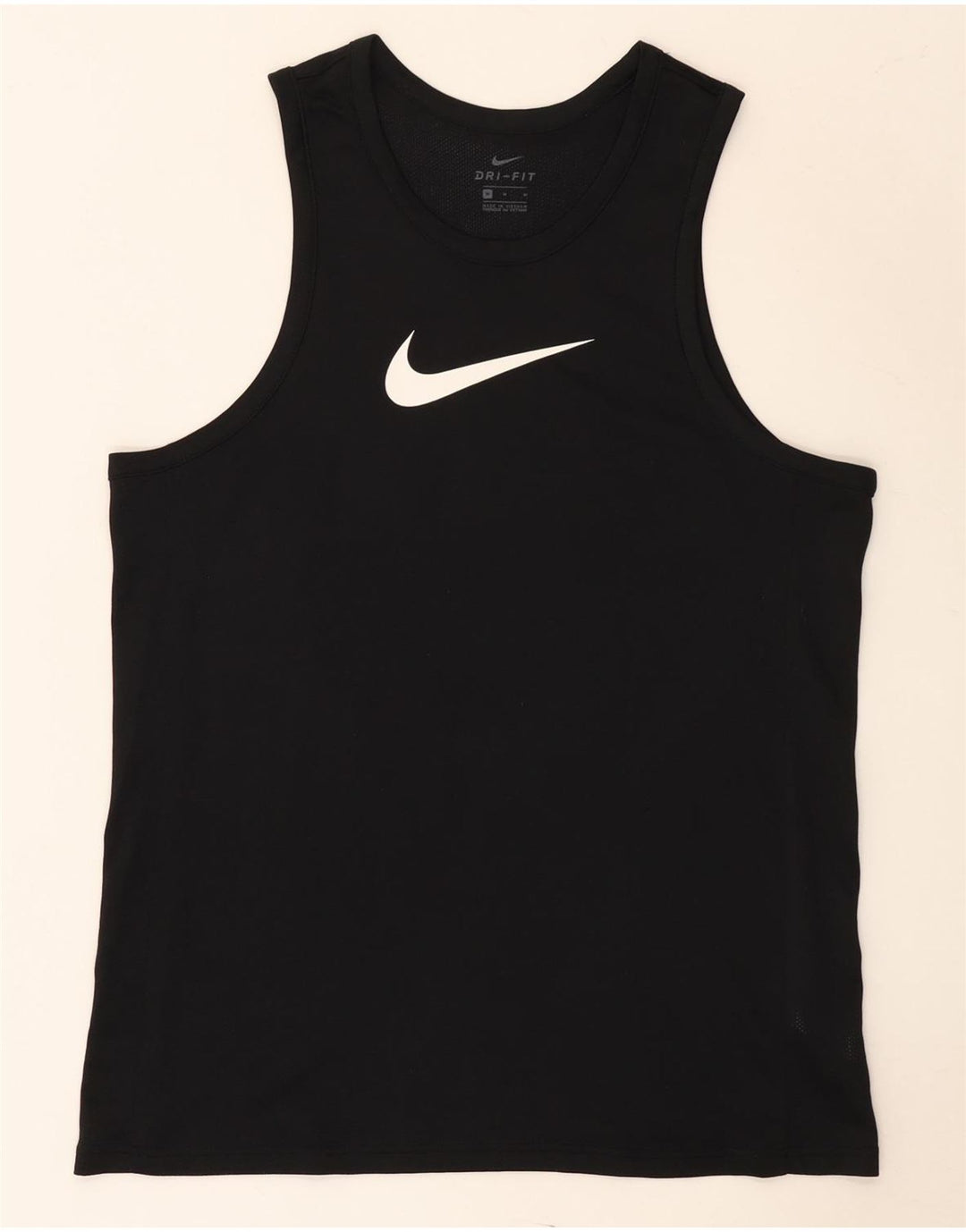 Vestă grafică Nike Dri Fit pentru bărbați, poliester mediu negru