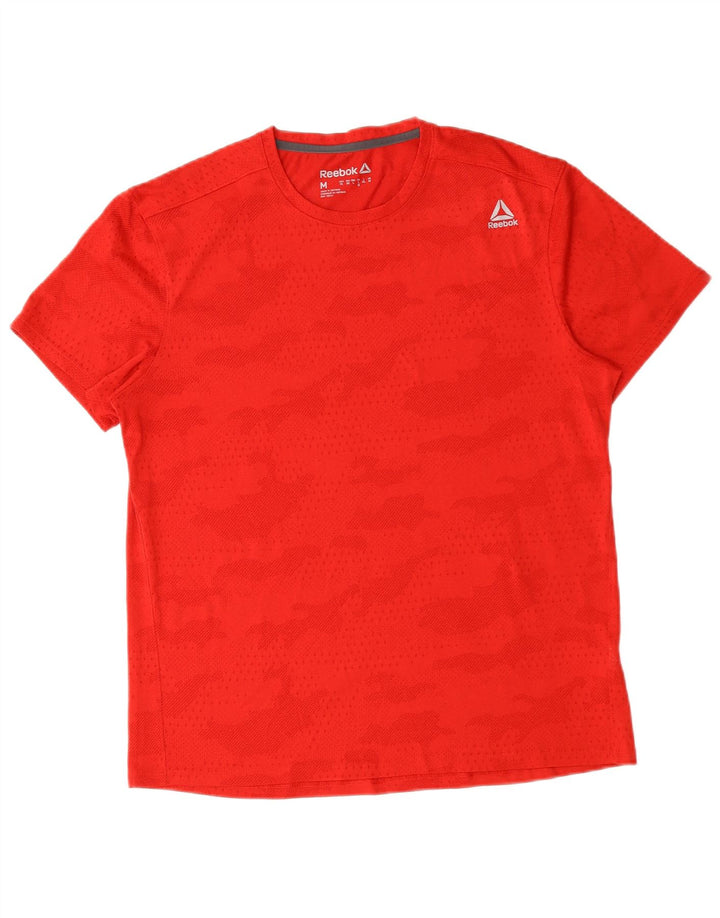 Tricou pentru bărbați Reebok Top Medium Red Camuflage Poliester