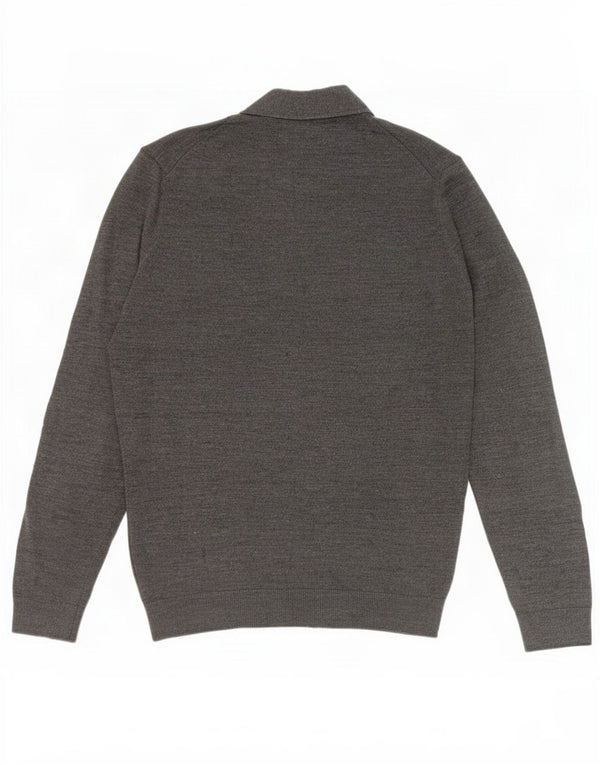 Pulover cardigan pentru bărbați Zara, gri mediu