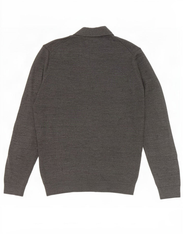 Pulover cardigan pentru bărbați Zara, gri mediu