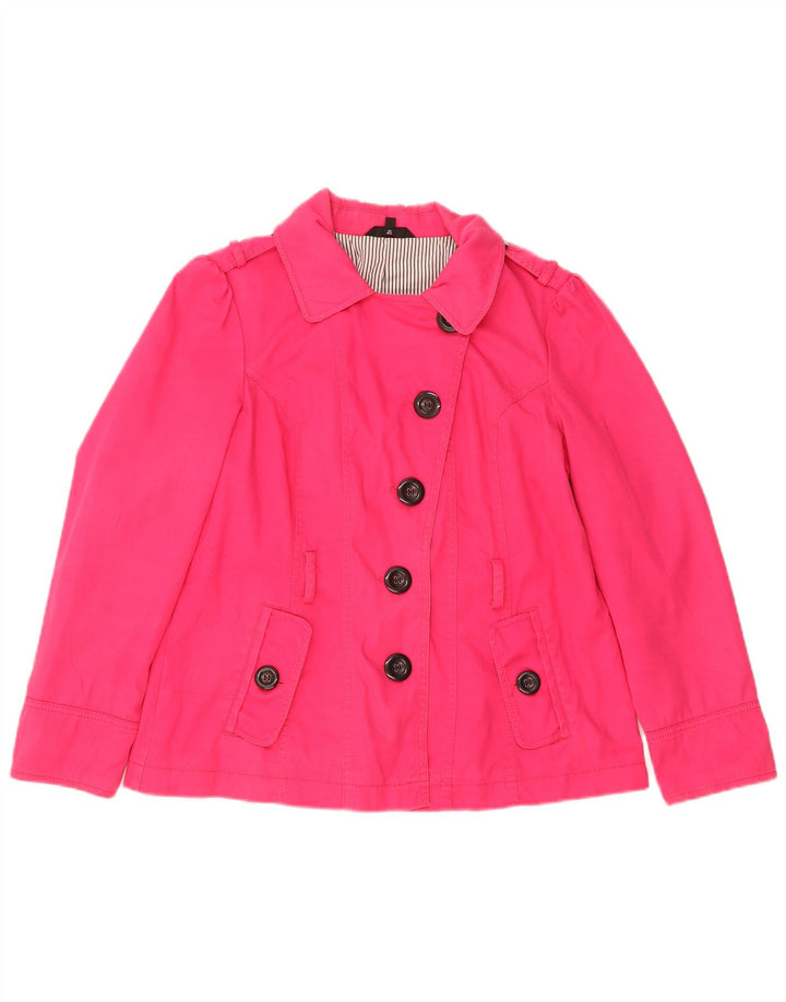 Palton pentru femei Marks & Spencer UK 16 mare bumbac roz
