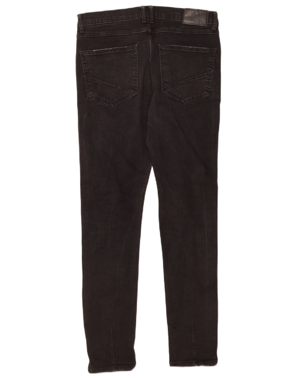 Blugi skinny distressed pentru bărbați Zara EU 40 Medium W31 L29 Negri