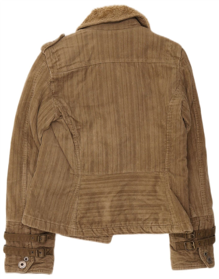 Jachetă militară din velur pentru femei Diesel UK 12 Medium Khaki